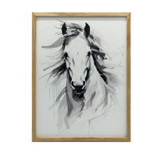 LÓ FALI PLAKÁT FINOM ELEGANCE KERET NÉLKÜL 70x100 CM grafika, keretezett kép