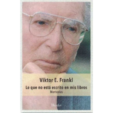 LO QUE NO ESTÁ ESCRITO EN MIS LIBROS – VIKTOR FRANKL idegen nyelvű könyv