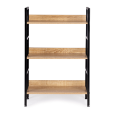  Loft stílusú modern fa könyvespolc bútor
