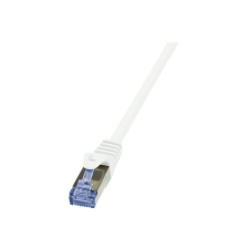 LogiLink 10G S/FTP PIMF PrimeLine patch kábel CAT6A 0,25m fehér (CQ3011S) kábel és adapter
