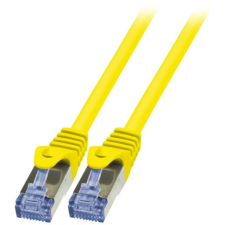 LogiLink 10G S/FTP PIMF PrimeLine patch kábel CAT6A 2m sárga (CQ3057S) (CQ3057S) kábel és adapter