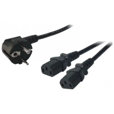 LogiLink 230V IEC Tápkábel Fekete 1.5m CP101 kábel és adapter