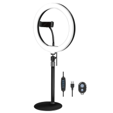 LogiLink 25cm LED Ring Light with Lighting Controls and Remote Control mobiltelefon kellék