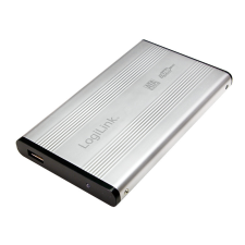 LogiLink 2,5&quot; SATA USB 2.0 Aluminium Silver asztali számítógép kellék