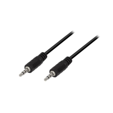 LogiLink 3.5 mm apa-apa audiokábel 1m fekete (CA1049) (CA1049) kábel és adapter