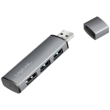 LogiLink 3 portos USB 3.2 HUB alumínium házzal (UA0395) - Bontott termék! hub és switch