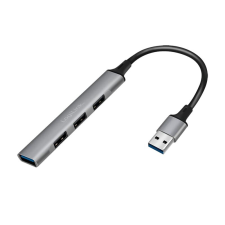 LogiLink 4 portos USB 3.0 HUB alumínium (UA0391) (UA0391) hub és switch