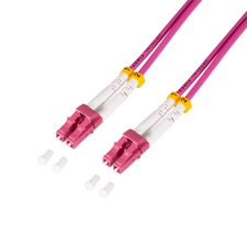  Logilink Acél páncélozott szálas patch kábel OM4, Duplex LC/UPC - LC/UPC, 20 m egyéb hálózati eszköz