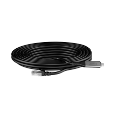 LogiLink AK-300601-050-S Összekötőkábel USB-C RJ45 1Gbps 5m fekete kábel és adapter
