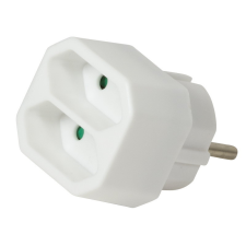 LogiLink Aljzatadapter, 2x CEE 7/16 hosszabbító, elosztó