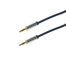 LogiLink Audio 3.5 Stereo M/M straight 1m cable Blue kábel és adapter