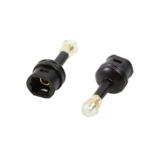 LogiLink Audio adapter, Mini-Toslink/M - Mini-Toslink/F, fekete kábel és adapter