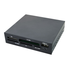 LogiLink Cardreader 3,5“ USB 2.0 All-in-1+USB - card reader - USB 2.0 (CR0012) kártyaolvasó