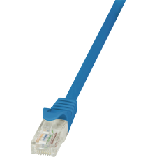 LogiLink CAT5e UTP Patch Kábel 10m Kék (CP1096U) kábel és adapter