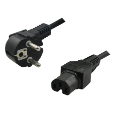 LogiLink CP105 C15 Tápkábel 2m - Fekete kábel és adapter