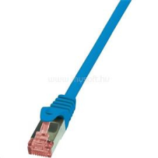 LogiLink CQ2096S 10m Cat6 S/FTP dupla árnyékolású kék patch kábel (LOGILINK_CQ2096S) kábel és adapter