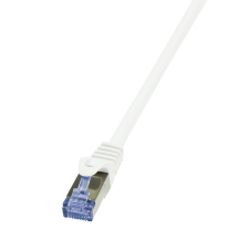 LogiLink CQ4011S S/FTP CAT7 Patch kábel 0.25m Fehér kábel és adapter