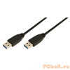 LogiLink CU0039 Cable USB 3.0 Type A to Type A 2m Black