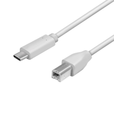 LogiLink CU0160 Type-C apa - USB-B apa kábel szürke 1m kábel és adapter