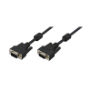 LogiLink CV0003 VGA HD15/M - HD15/M cable 5m Black