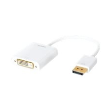 LogiLink CV0058B LOGILINK - DisplayPort 1.2 to DVI Adapter (Active type) audió/videó kellék, kábel és adapter