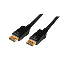 LogiLink CV0113 DisplayPort (apa - apa) aktív kábel 15m - Fekete kábel és adapter