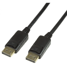 LogiLink DisplayPort 1.2/1.2a Összekötő Fekete 5m CV0074 kábel és adapter