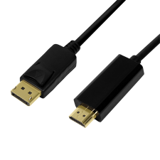 LogiLink - DisplayPort - HDMI 1.4 összekötő kábel 3m - CV0128 kábel és adapter