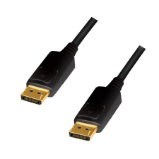 LogiLink DisplayPort kábel, DP/M-DP/M, 4K/60 Hz, CCS, 2 m kábel és adapter