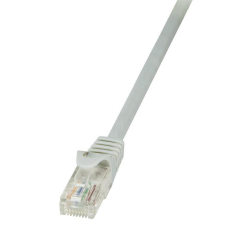 LogiLink EconLine U/UTP patch kábel CAT6 10m szürke (CP2092U) kábel és adapter