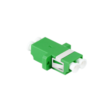 LogiLink Fiber Adapter LC Duplex, 12 db, karimával, zöld kábel és adapter