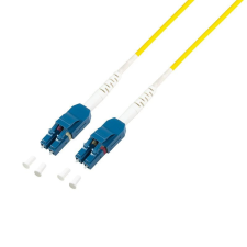 LogiLink Fiber duplex patch kábel OS2 9/125 Uniboot LC-LC 15m sárga (FP0UB15) kábel és adapter
