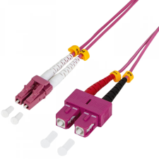 LogiLink Fiber Optic LC Fiber Optic SC Átalakító Lila 5m FP4LS05 kábel és adapter