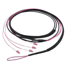 LogiLink Fiber törzskábel U-DQ(ZN)BH 4 eres multimódusú OM4 LC/UPC - LC/UPC 70m (FT1U070) kábel és adapter