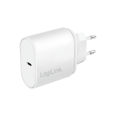 LogiLink Hálózati 1x USB-C töltő - Fehér (20W) mobiltelefon kellék