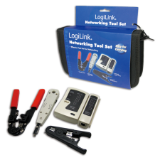 LogiLink Hálózati szerszámkészlet kábel és adapter