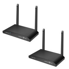 LogiLink HDMI átviteli készlet, KVM, vezeték nélküli, 150m, 1-4, 4K@60Hz kábel és adapter