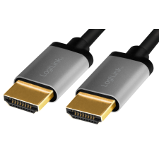 LogiLink HDMI - HDMI v2.0 kábel 1m - Fekete/Szürke kábel és adapter