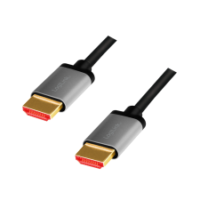 LogiLink hdmi kábel, a/m - a/m, 8k/60 hz, alu, 1 m kábel és adapter