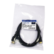 LogiLink HDMI-Kabel Ethernet A -> mini St/St  2.00m sw (CH0023) kábel és adapter