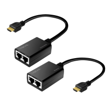 LogiLink HDMI vezeték nélküli bővítőkészlet (TX+RX), akár 15 m-ig kábel és adapter