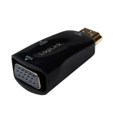 LogiLink HDMI - VGA adapter fekete (CV0107) kábel és adapter
