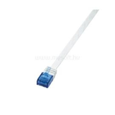 LogiLink KAB CF2051U Cat6 U/UTP lapos patch kábel - Fehér - 2m (LOGILINK_CF2051U) kábel és adapter