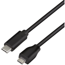 LogiLink KAB USB-C > Micro-USB (ST-ST) 1m LogiLink Black (CU0197) kábel és adapter