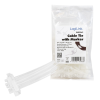 LogiLink Kábelkötegelő jelölővel, PA66, 100 db