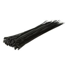 LogiLink Kábelkötegelő, PA66, 100 db, fekete villanyszerelés