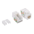 LogiLink - Keystone Jack RJ45 Cat.5e, árnyékolatlan, 90° LSA/IDC, punch-down - NK4006