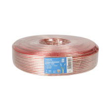 LogiLink Lautsprecherkabel, 2x2.50 mm2,  50 m transparent (CA1085) kábel és adapter
