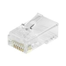 LogiLink Logilink Moduláris csatlakozó, RJ45, nyitott előlappal, Cat.6 UTP, 50 db kábel és adapter