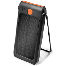 Logilink Mobil Power Bank, LiPo, 10.000mAh, napelemes, PD 18W, fekete power bank